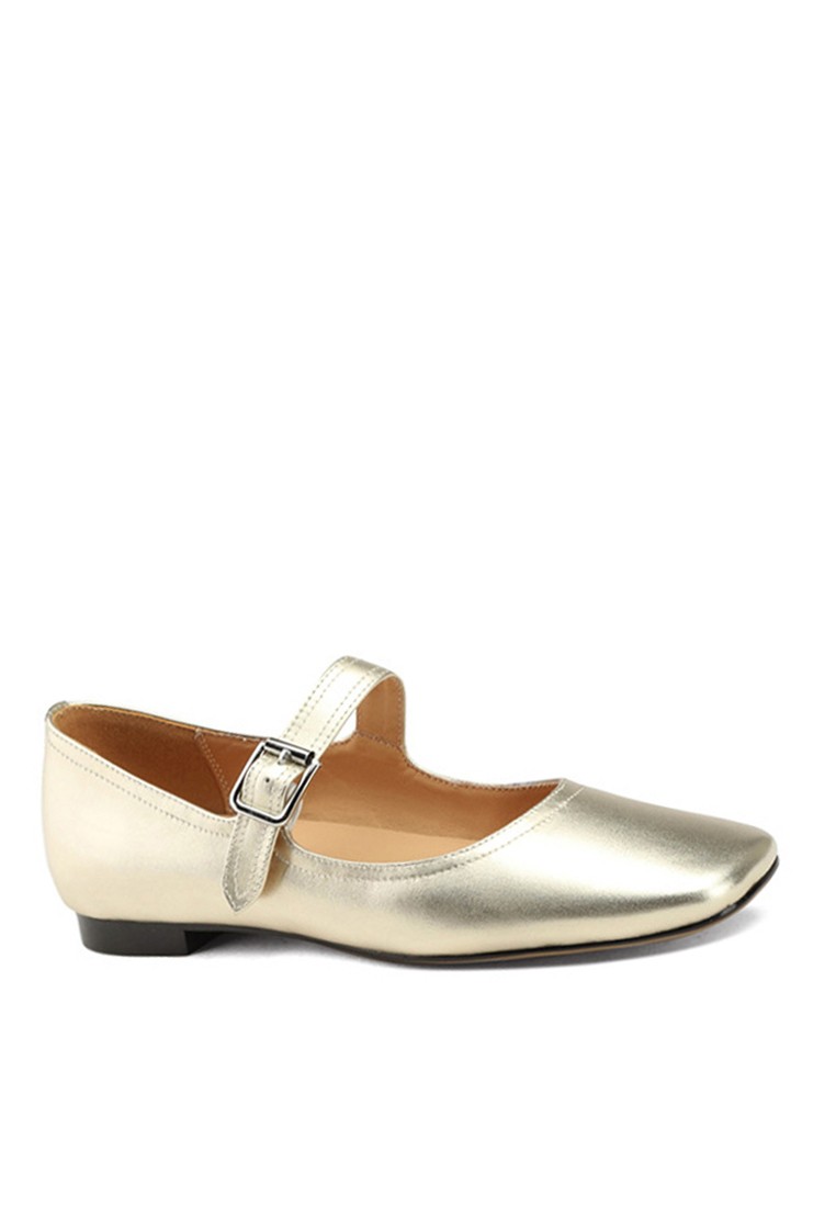 VANSA Top Layer Cowhide Mary Jane Shoes VSW-F0205767A