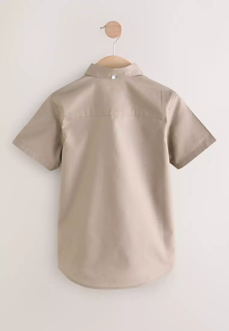 Short Sleeve Cotton Rich Oxford Shirt