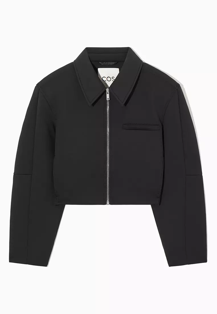 COS Cropped Scuba Jacket 2024 Buy COS Online ZALORA Hong Kong