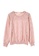 A-IN GIRLS pink Elegant Lace Cut-Out Blouse CA001AA1820648GS_4