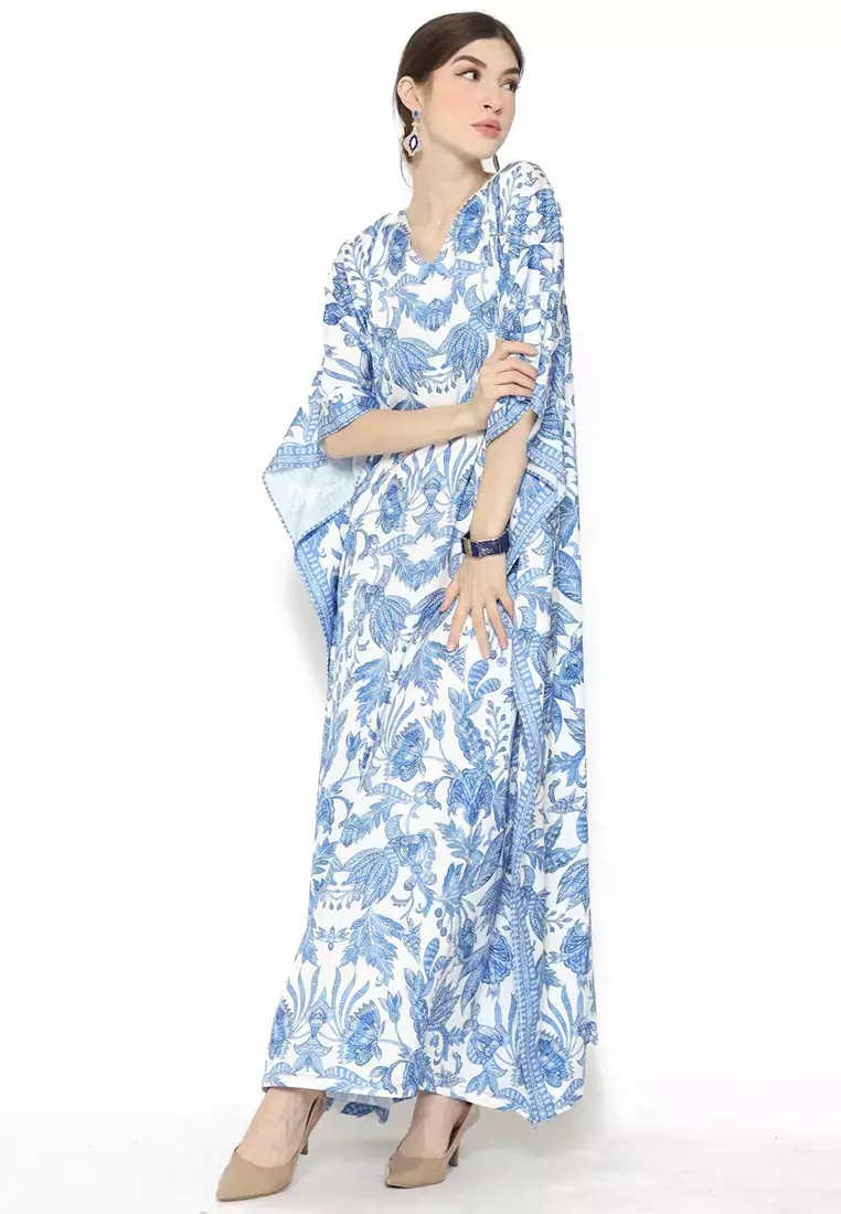 Kanzi Exclusive Short Sleeve Batik Kaftan