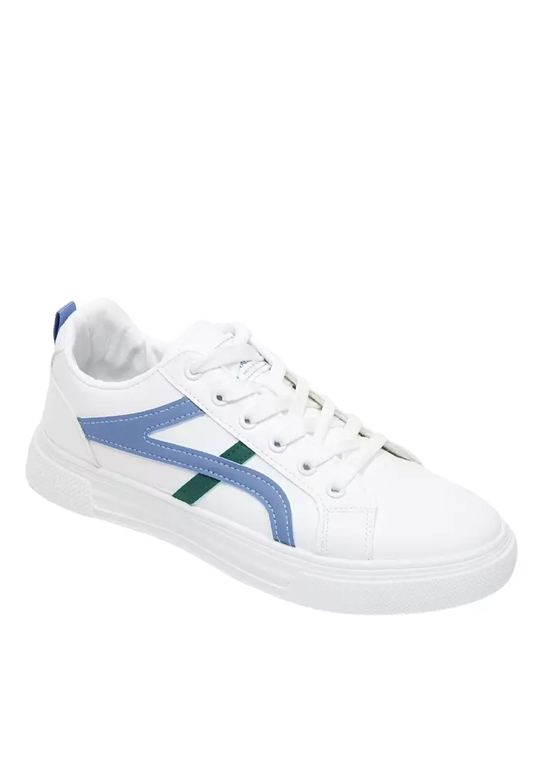 Dr. Kevin Sepatu Sneakers Casual Pria Kets Sekolah Kulit 881-005