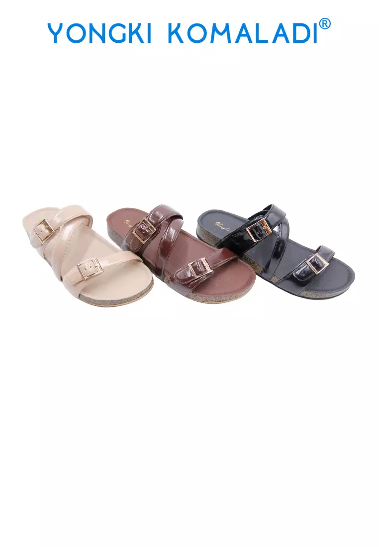YONGKI KOMALADI KENDRA SANDAL OL-KVN4694-BE CREAM