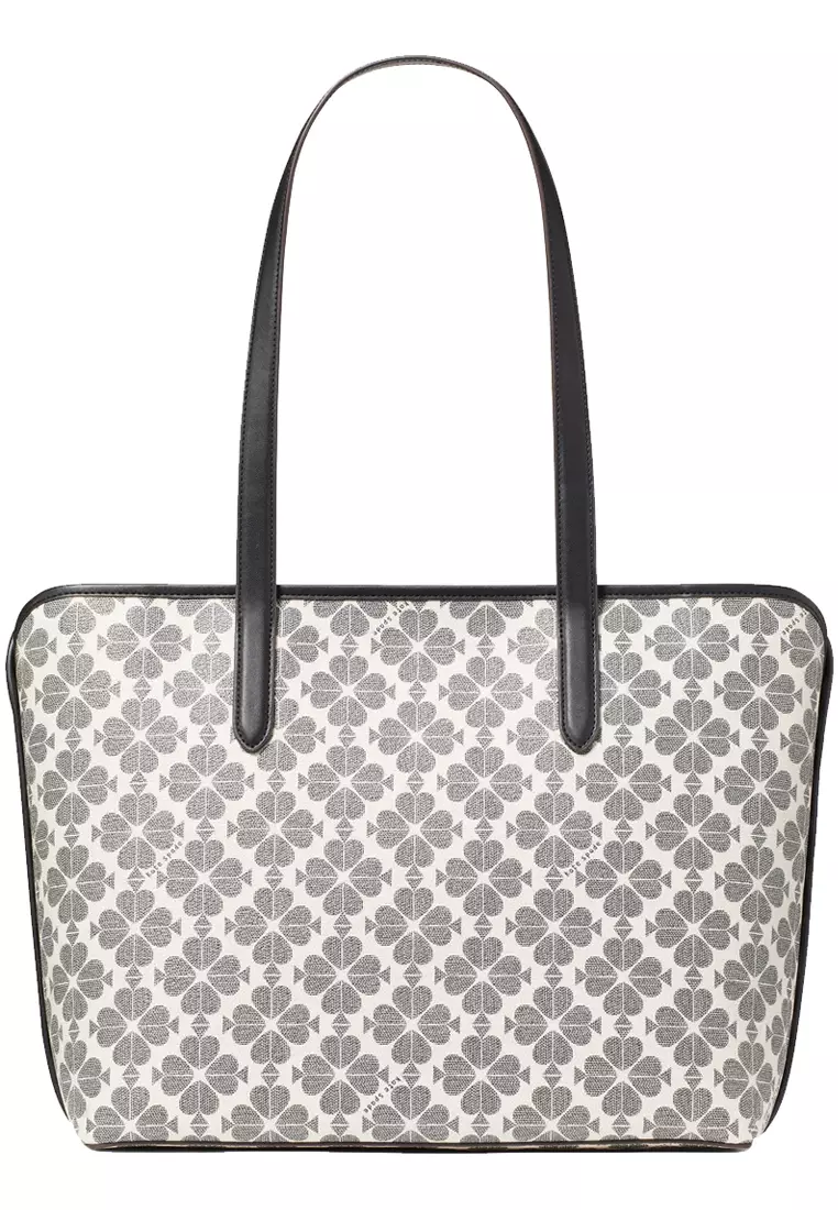Kate Spade Signature Spade Flower Tote Bag in Black Multi KG086