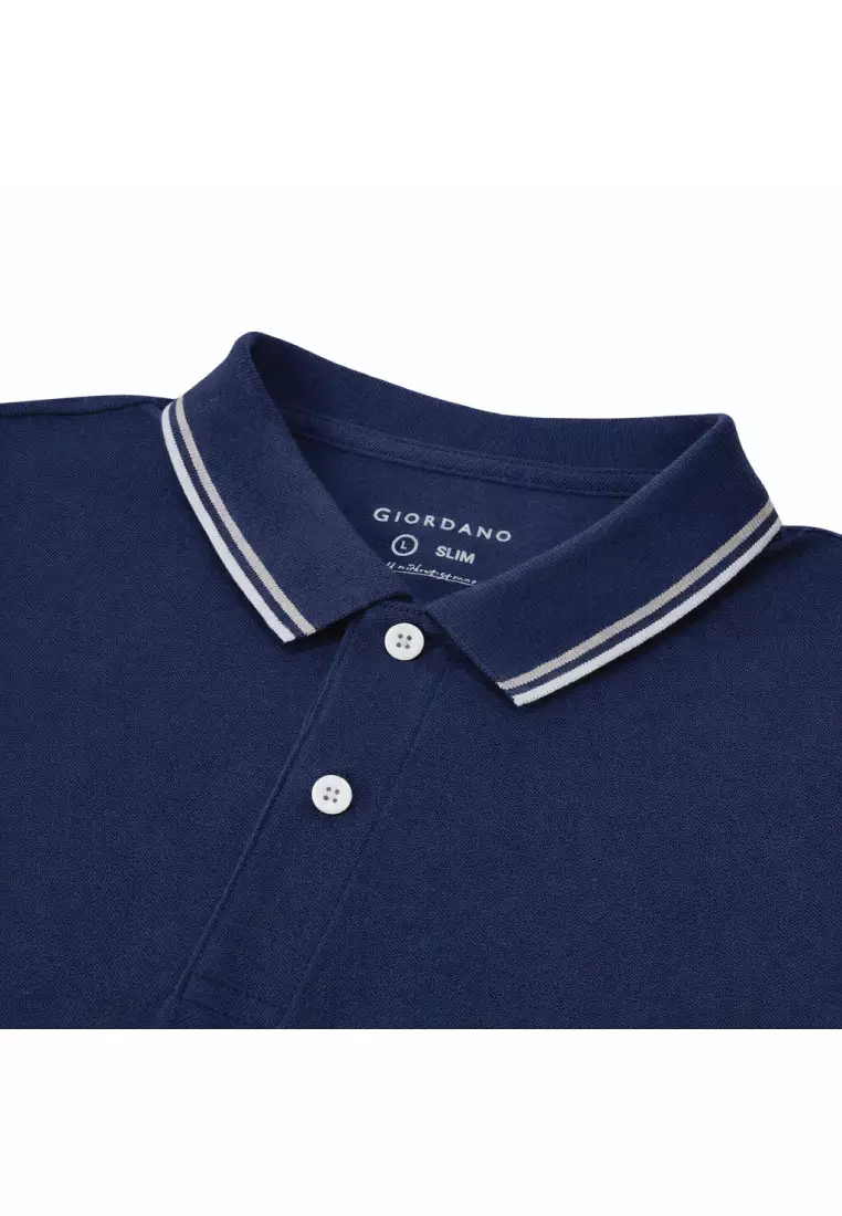 Men's Cotton Lycra Short Sleeve Slim Polo 01015018