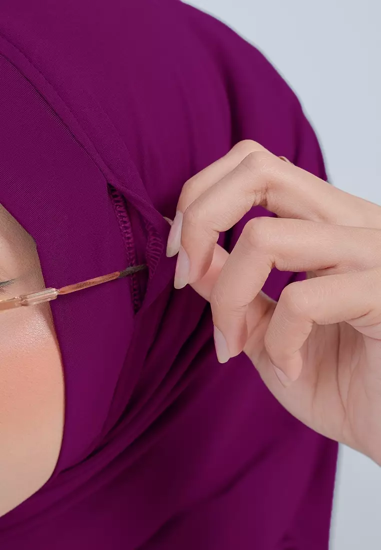 HIJAB INSTAN RANA - BURGUNDY