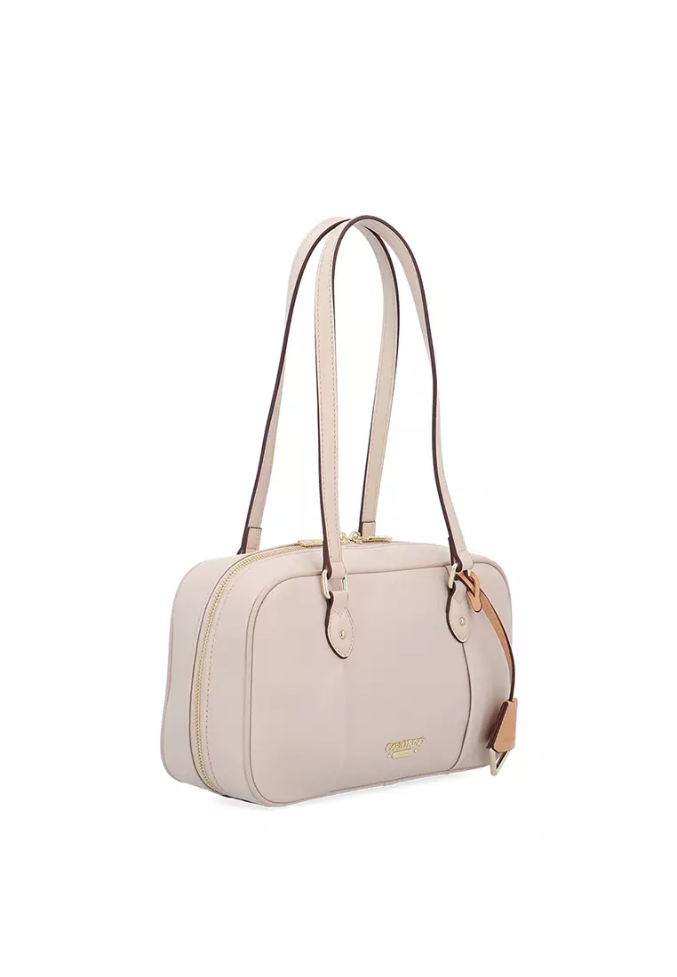 Bowie Nylon Handbag M - Nude