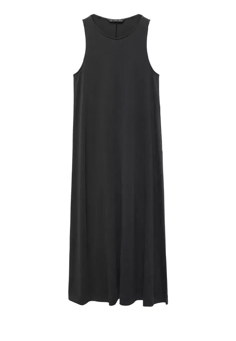 Buy Mango Long Dress With Straps 2024 Online | ZALORA Singapore