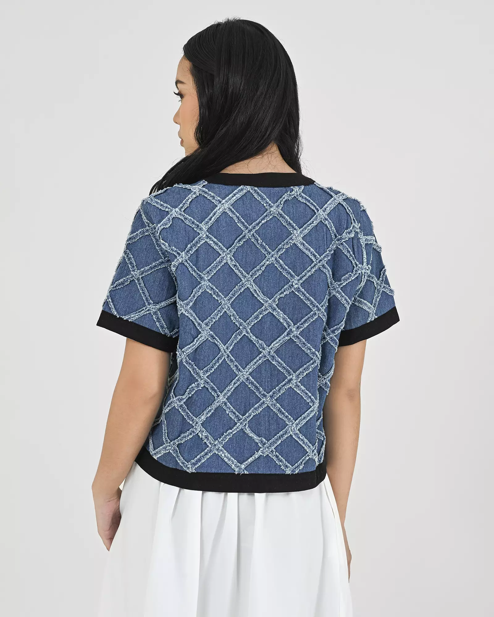 Geulis.id MAVINE SHIRT - Blue