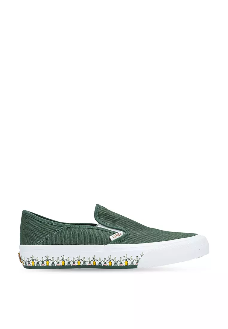 Vans slip ons womens Green outlet