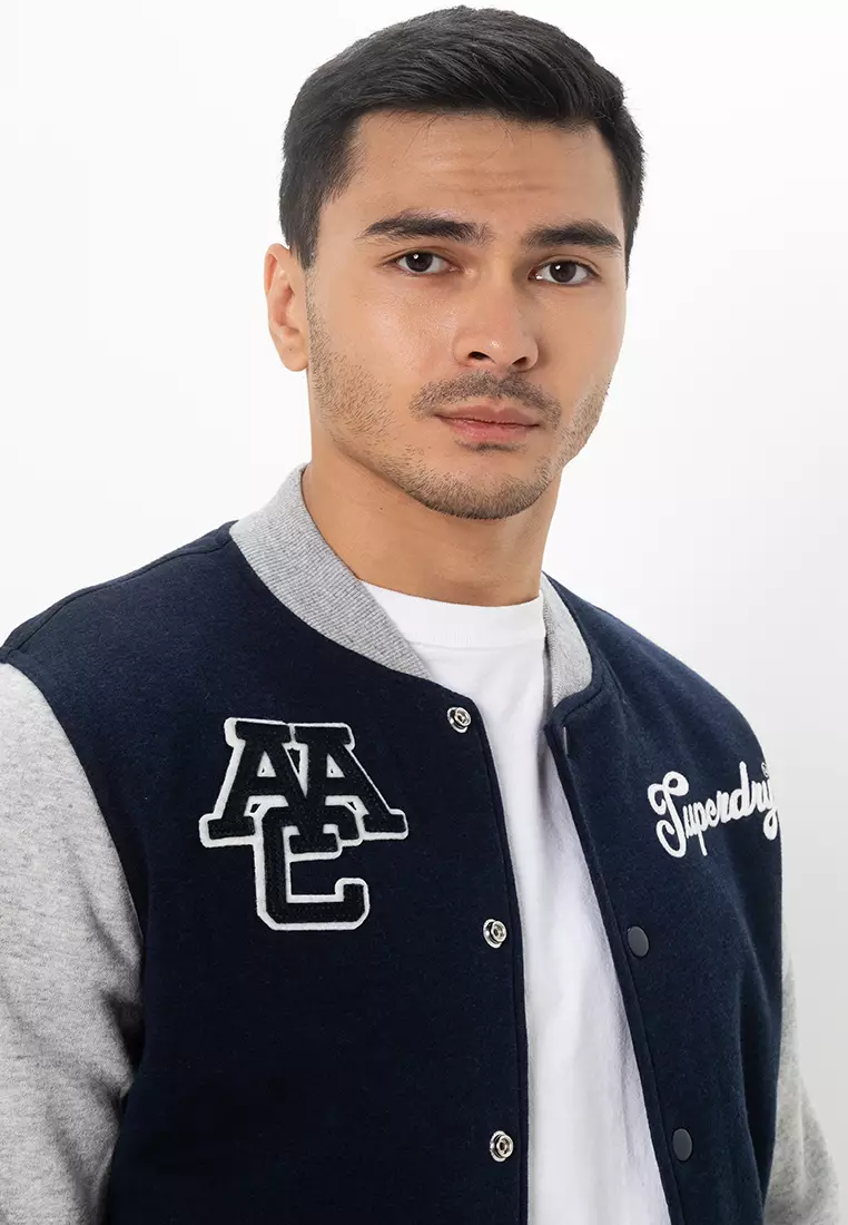 Vintage Collegiate Bomber Jacket