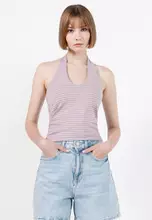 Madi Stripe Blush Cloud/Grey Marle