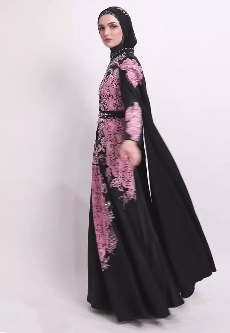 Bibiq Gamis Brokat Satin