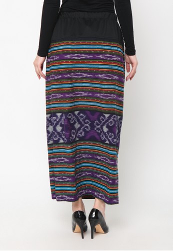 Jual Silmaa Silmaa Rok Tenun Corak Abstrak 1 Original 