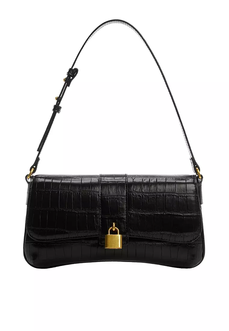 MANGO Brick Croc Shoulder Bag Egypt