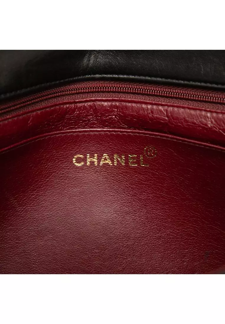 Pre-Loved Chanel Cc Quilted Lambskin Flap Crossbody