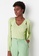 Trendyol green Ribbed Knit Cardigan F1981AA6A5A745GS_4