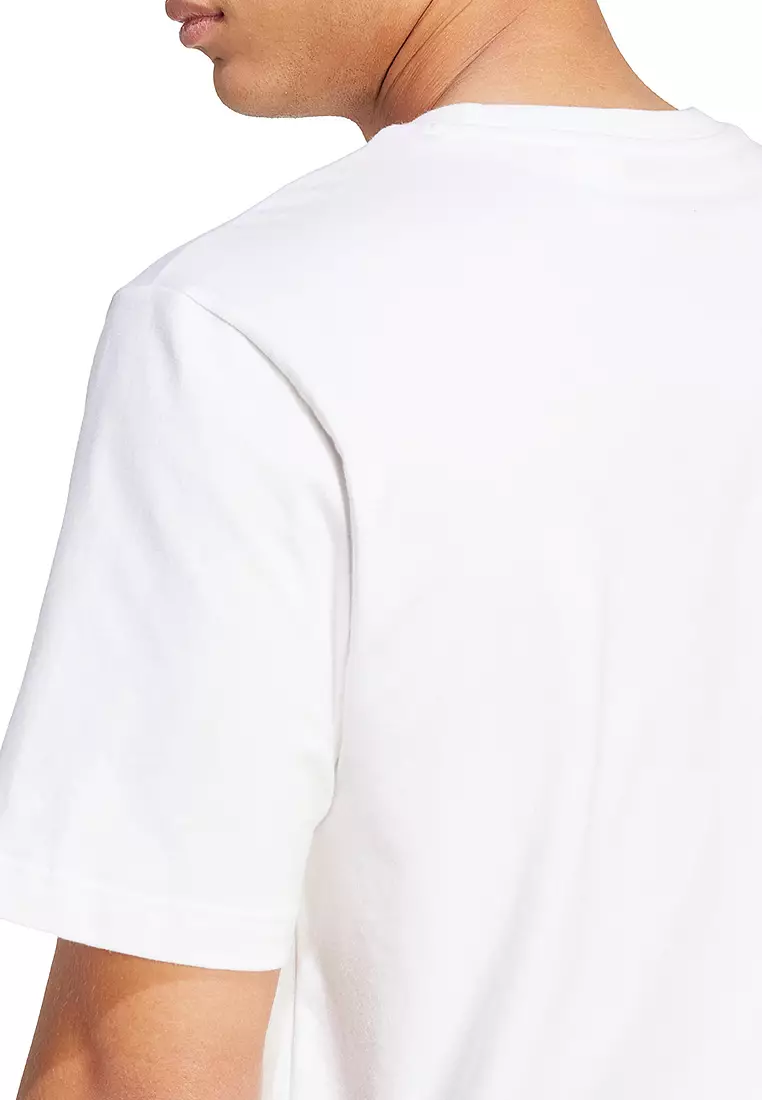 Dog Hoop Patch Graphic T-Shirt