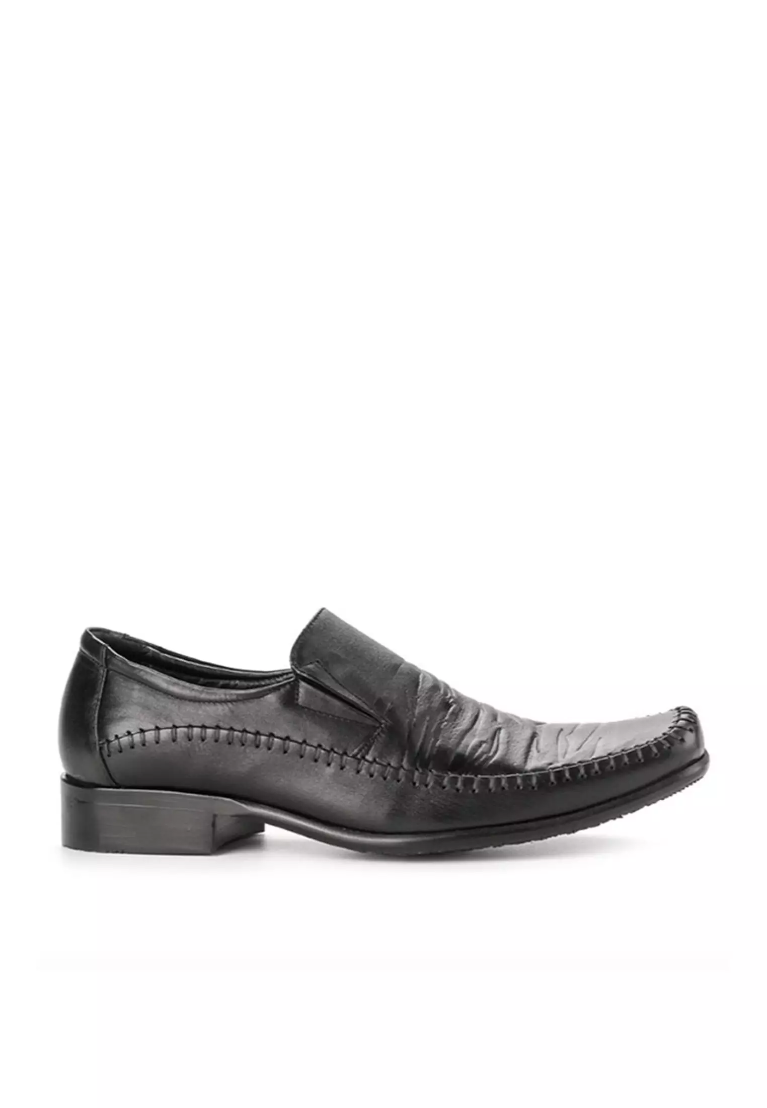 Jeremy Sepatu Formal Kantor Pria Slip On Kulit Full Grain