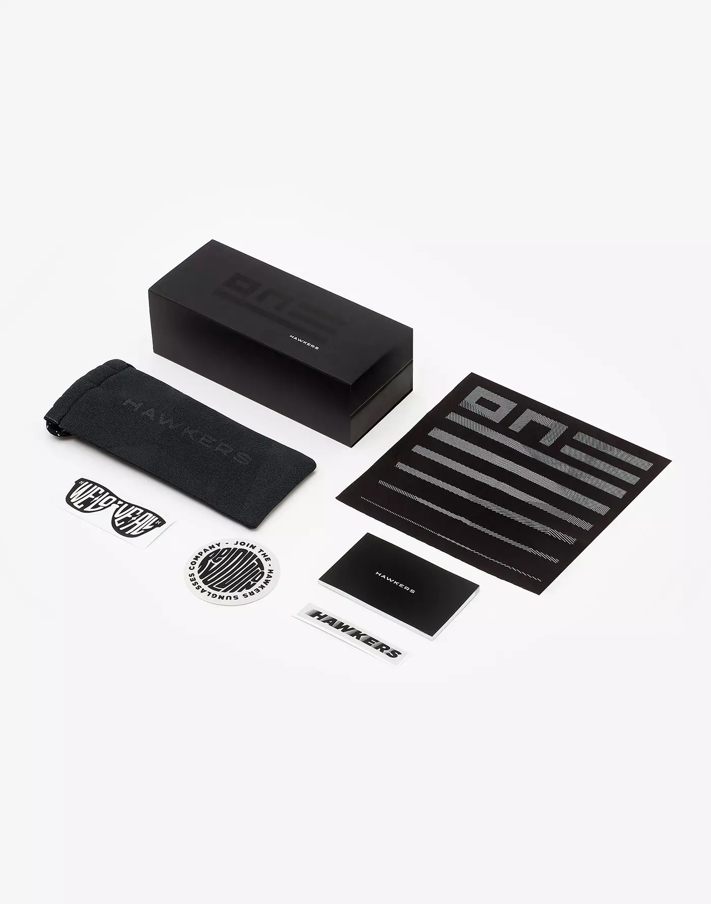 HAWKERS Black ONE Sunglasses for Men and Women, Unisex UV400 Protection Official Product Designed in Spain