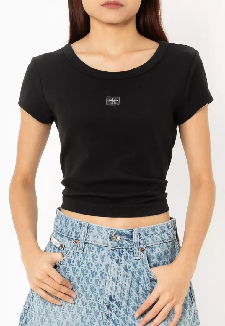 Rib Baby Tee - Calvin Klein Jeans