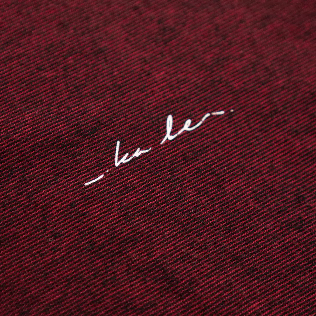 Kale Arthur Maroon / T-Shirt Polos Pria Lengan Pendek / Unisex Casual