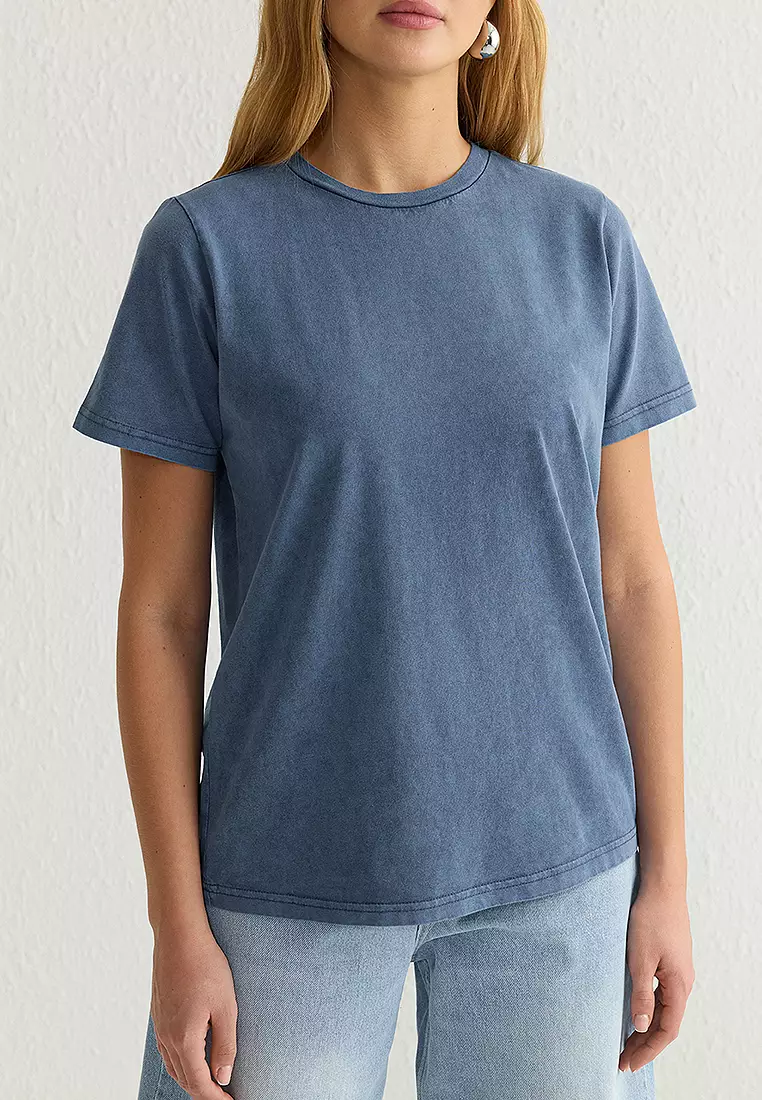 Crew Neck Cotton T-Shirt