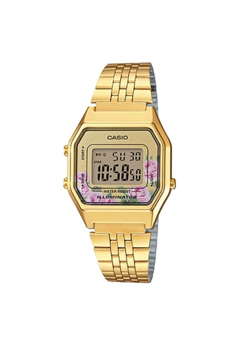 CASIO gold Casio Women's Vintage LA680WGA-4CDF Digital Gold Watch 1B854AC34BC933GS_1