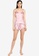 MISSGUIDED pink Tie Strap Cami Top & Shorts Pyjama Set 4D227AA7635478GS_4