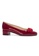 Shu Talk red AMAZTEP Bow Patent Leather Square Toe Ballet Pumps CA694SH9FAB836GS_1