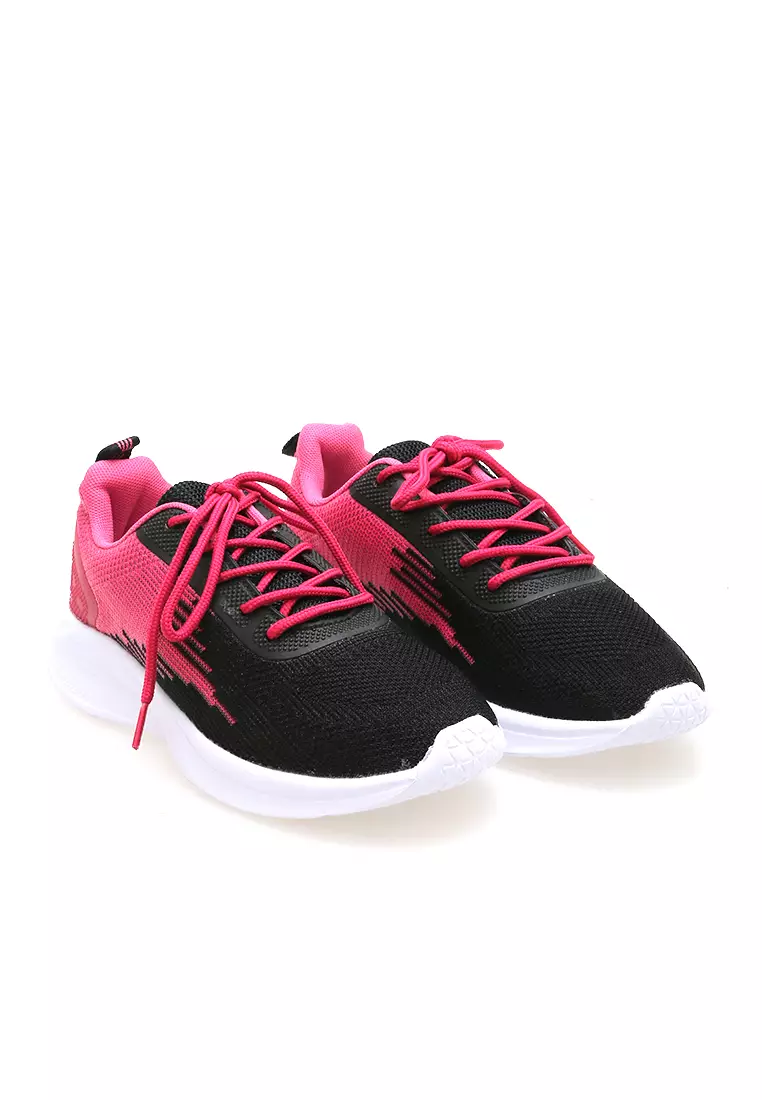 Sepatu Sport Wanita Joging Sneakers Premium High Quality - Red 7799