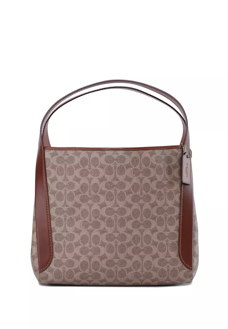 Coach Hadley Hobo In Signature Canvas, 46% OFF