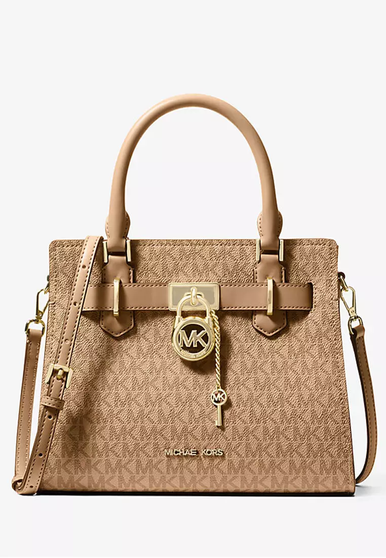 Hamilton Small Signature Logo Satchel