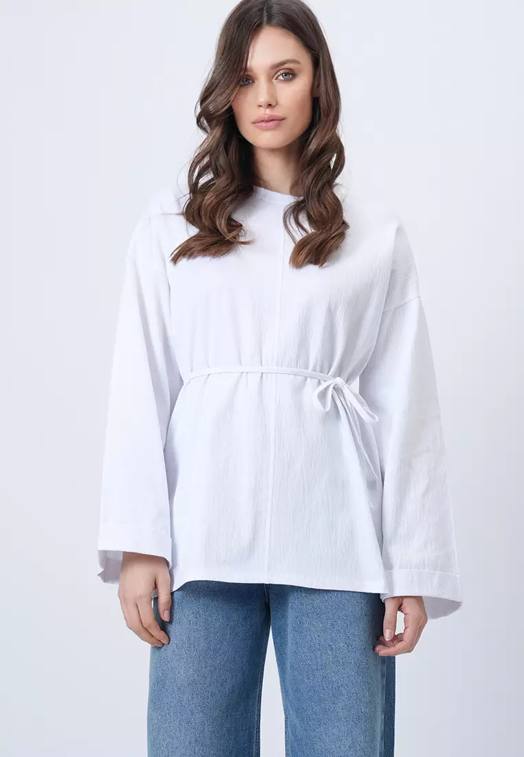 Waist Tie Blouse