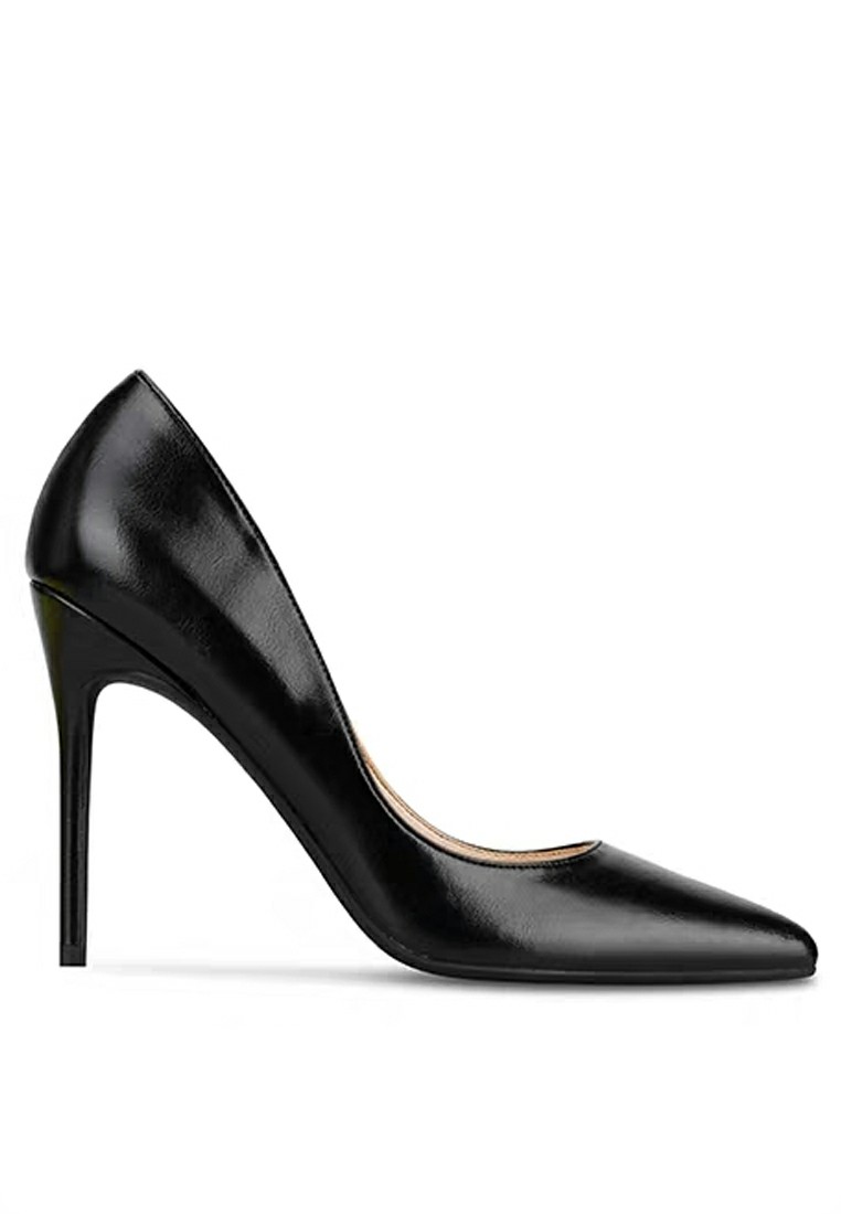 8CM Microfiber Leather High Heel Shoes D01-y