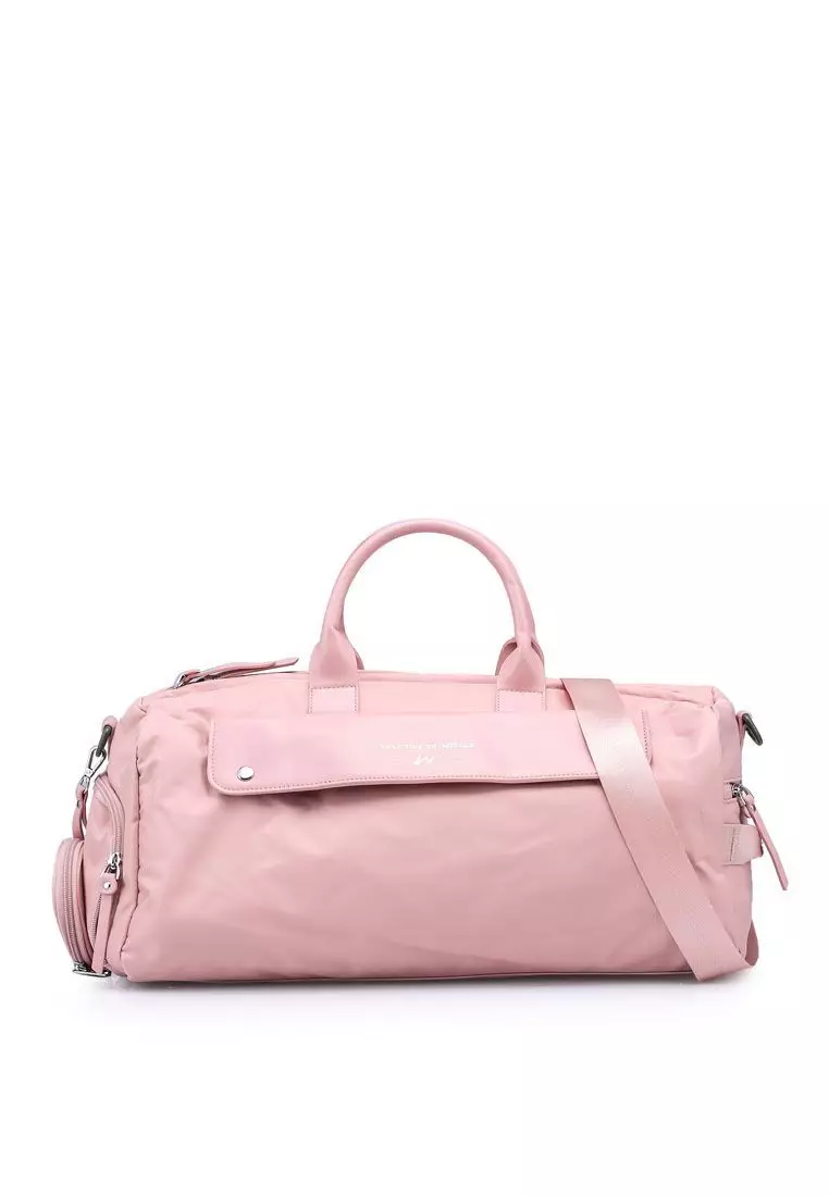 PU Trimmed Travel Duffle/Gym Bag