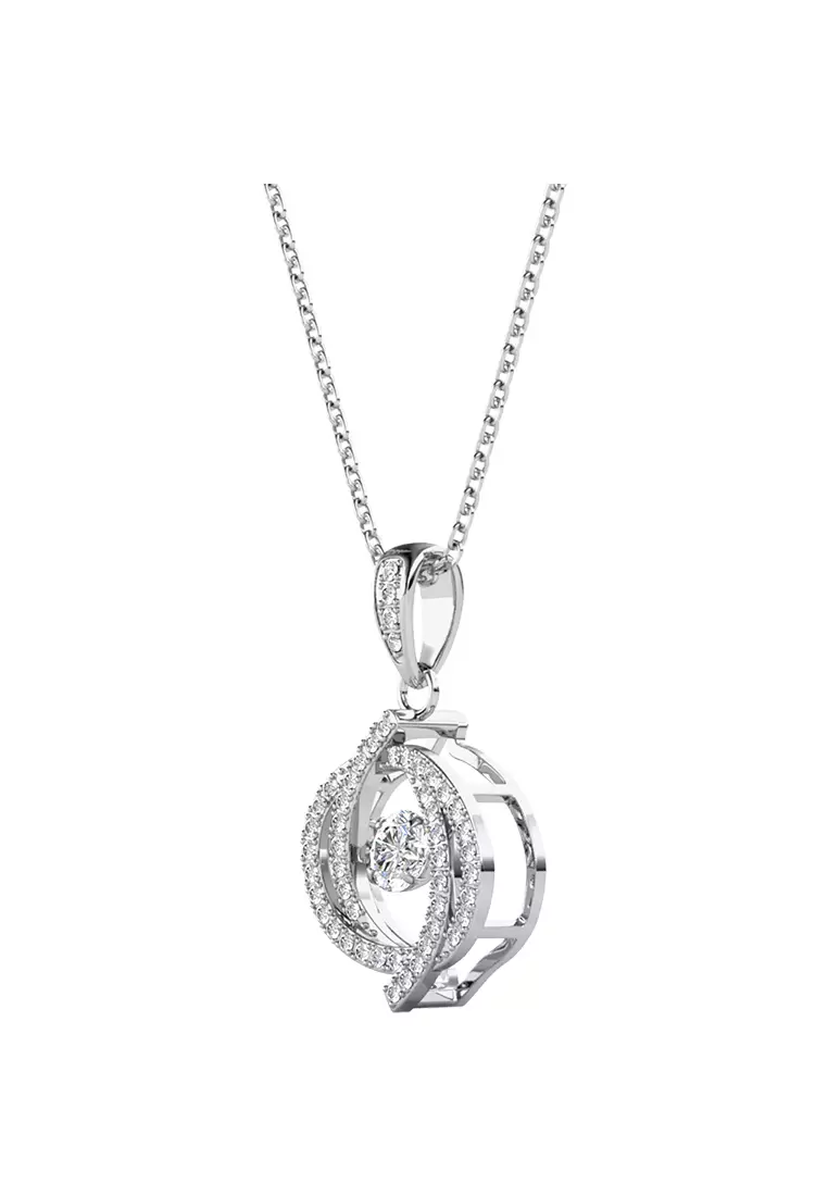 Her Jewellery Victoria Pendant - Luxury Crystal Embellishments plated with 18K Gold