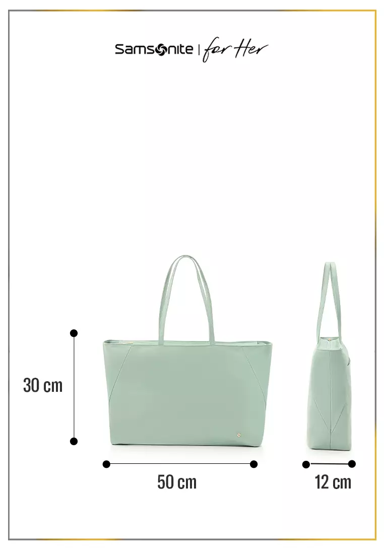 Samsonite Valerie Tote + 14.1" W.Zipper - Iceberg Green
