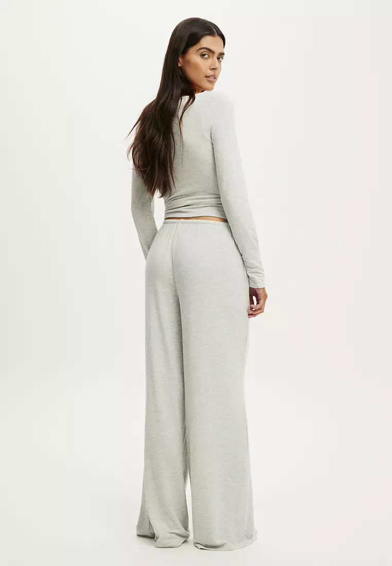 Super Soft Low Rise Wide Leg Pants