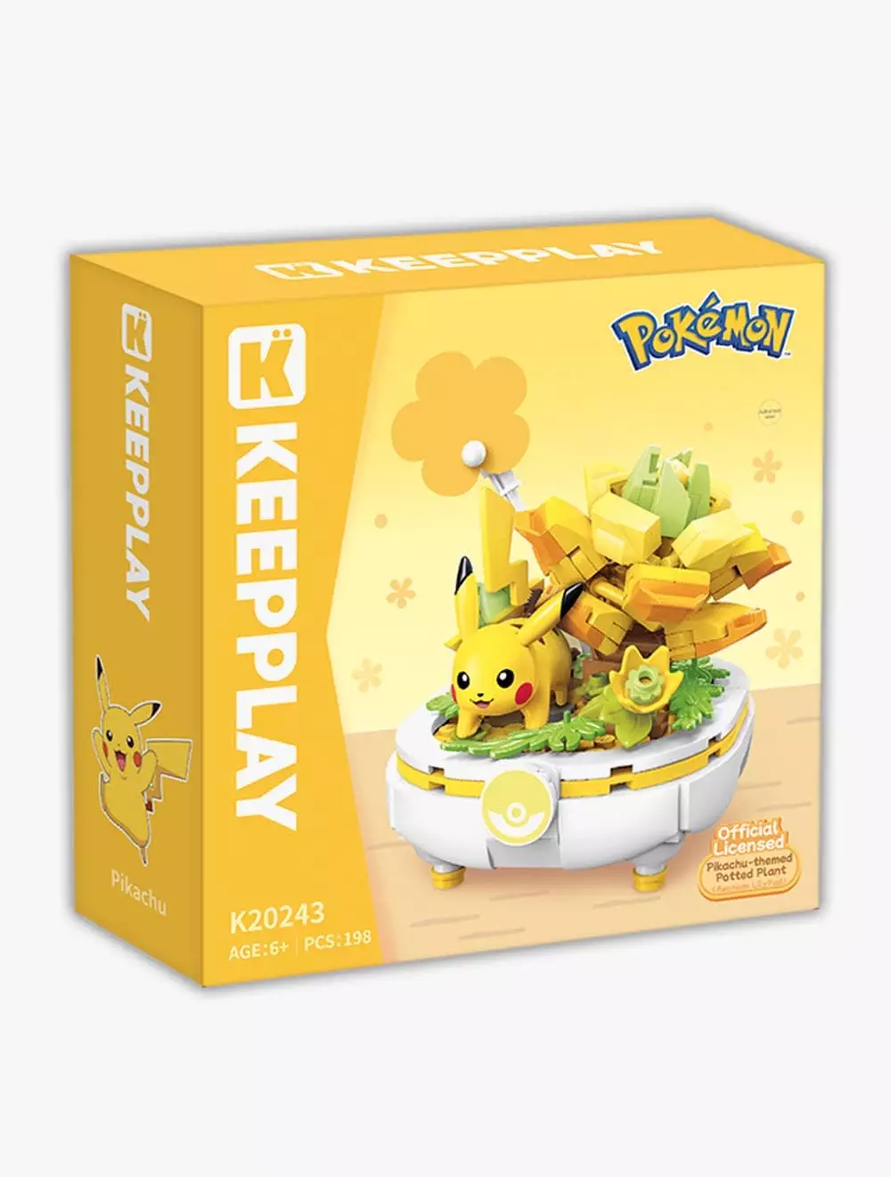 Qman Pikachu Potted Aeonium Lilypad - QMNK20243