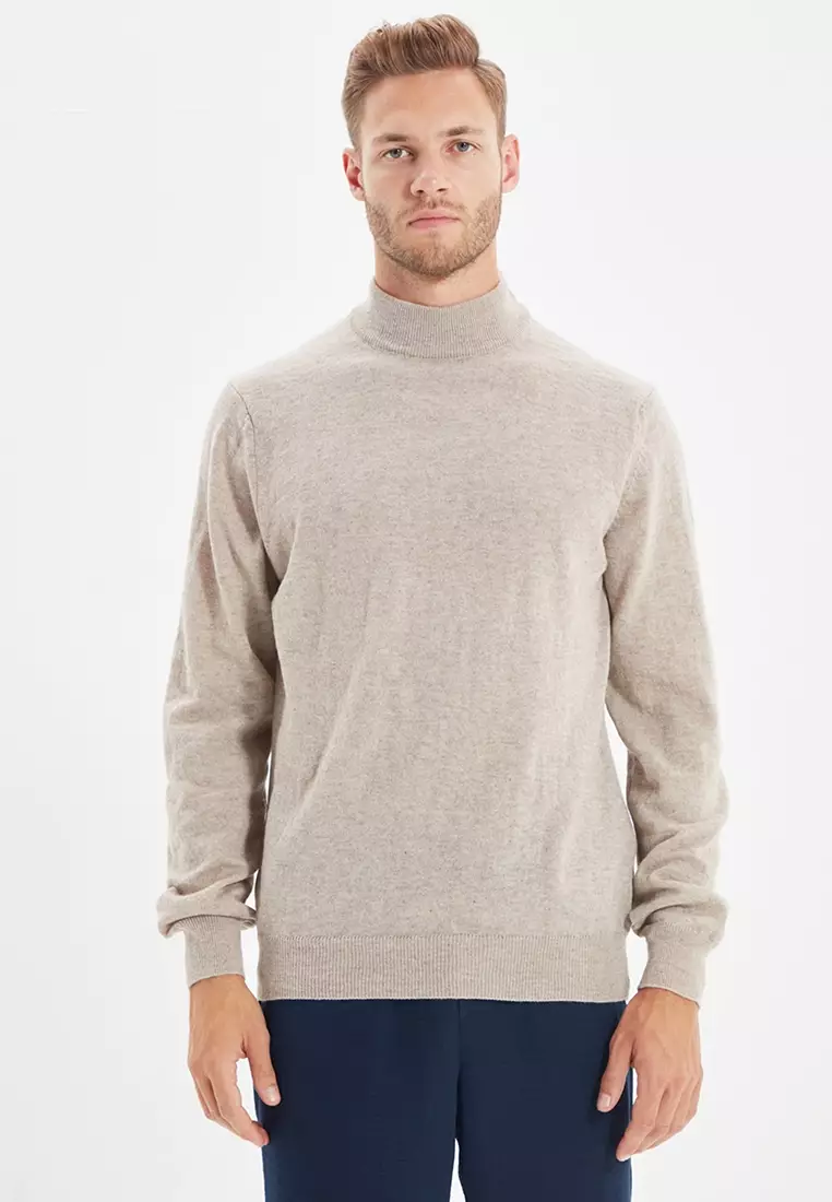 Half Turtleneck Basic Sweater