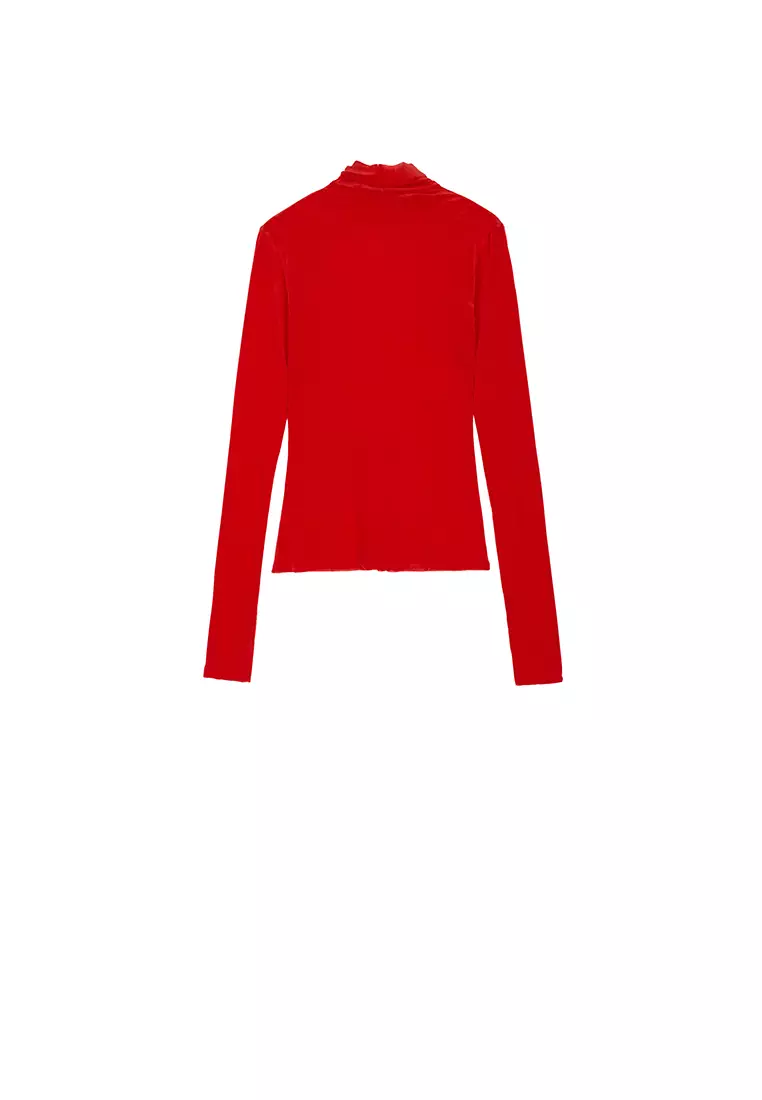 Rayon Slim Fit Long Sleeve T-shirt
