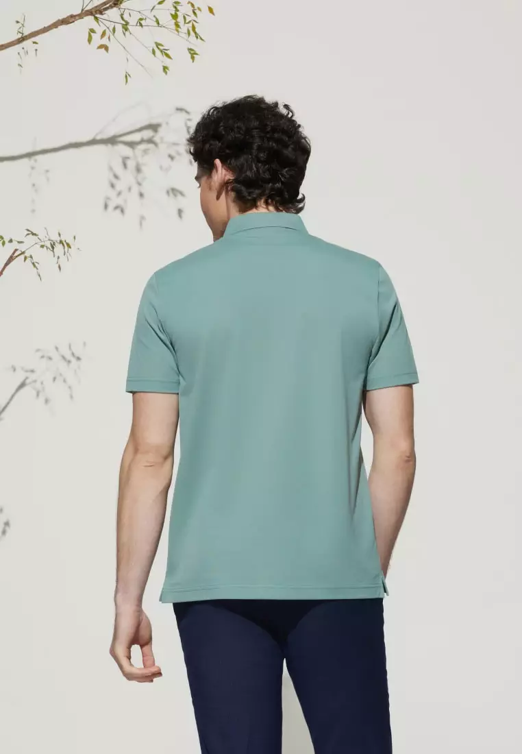 G2000 Super Light Mercerized Cotton Pique Smart Fit Short Sleeve Polo Tee with Logo