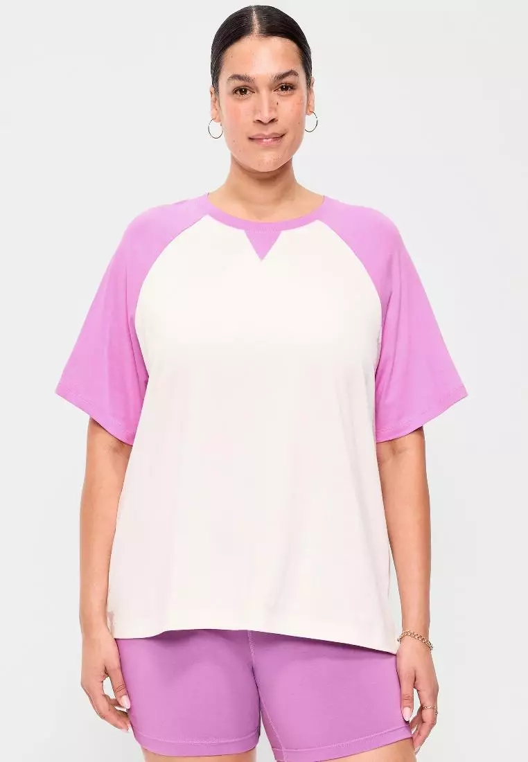 Vintage Crew-Neck Raglan T-Shirt