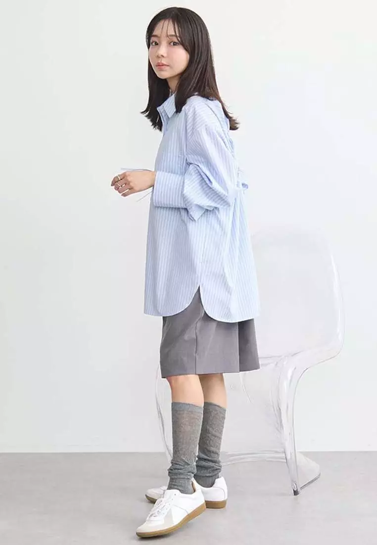 Earth Music  & Ecology - Riko Back Drawstring Shirt