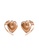 Her Jewellery LUVEA - Angel Heart Earrings (Rose Gold) by Her Jewellery 7CFFBAC34C2A55GS_4