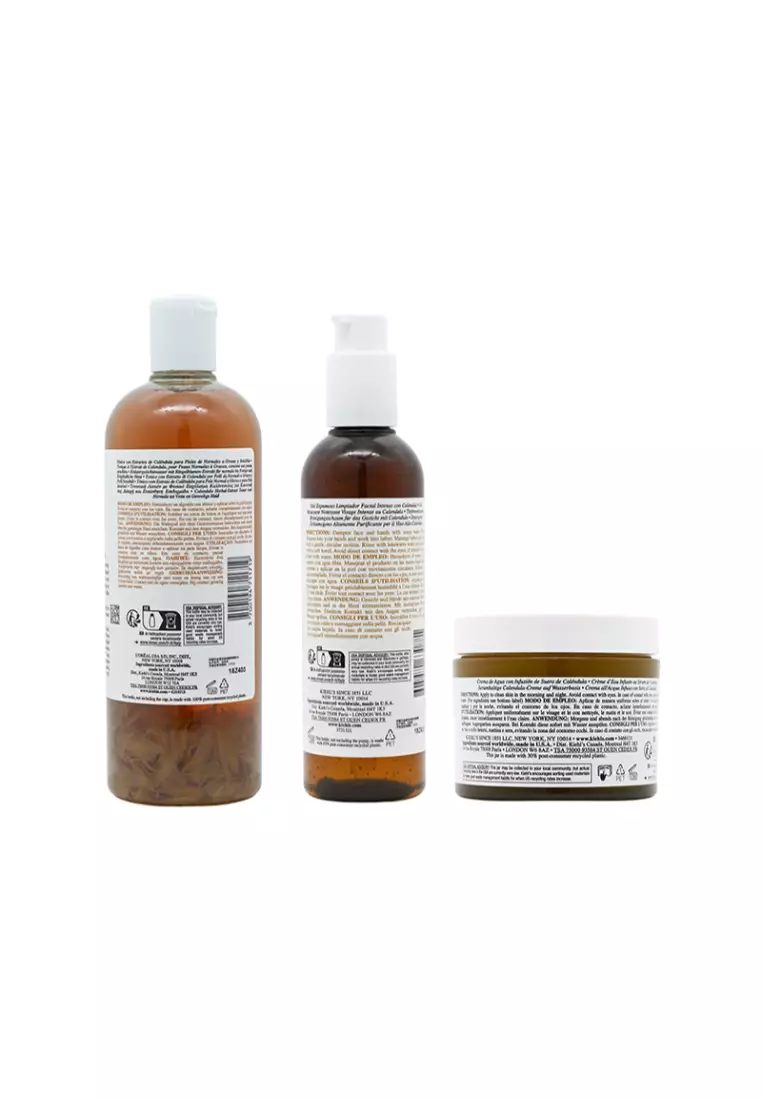 Buy Kiehl's Kiehl's Calendula 3-Step Hydration Set (3pcs) 3piece