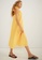 H&M yellow Flounce-Detail Dress 4484EAA813F8B6GS_2