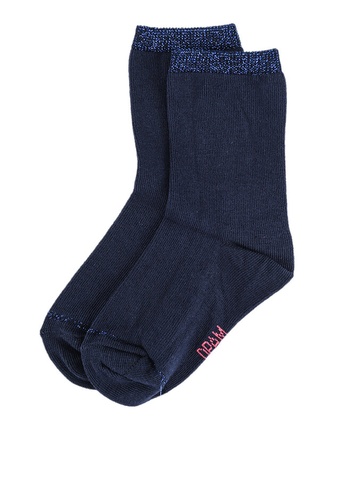 Du Pareil Au Même (DPAM) navy Navy Knit Socks E9573KA5F3C012GS_1