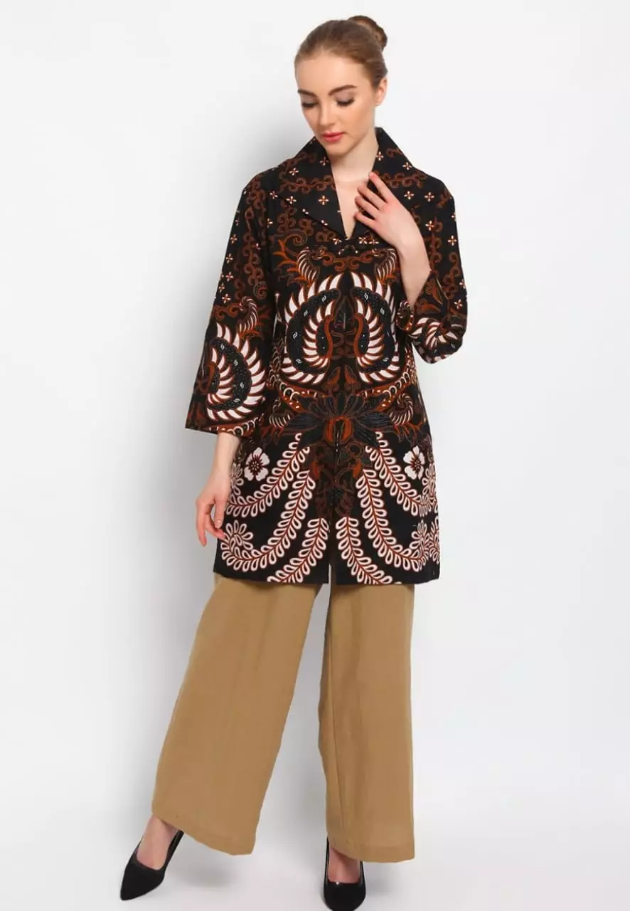 Tunik Batik Mahkota Mas remium